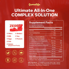 Gumalife Boysenberry gummies served on a plate