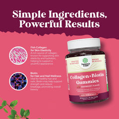 Bottle of Hair Skin and Nails Gummies for Women