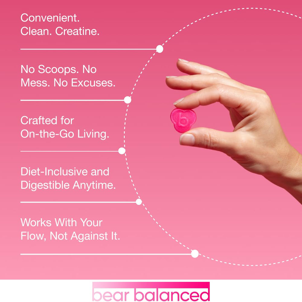 Three gummies serving visualization