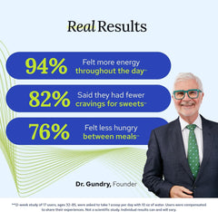 Nutrition and serving details for Gundry MD MCT Wellness Powder