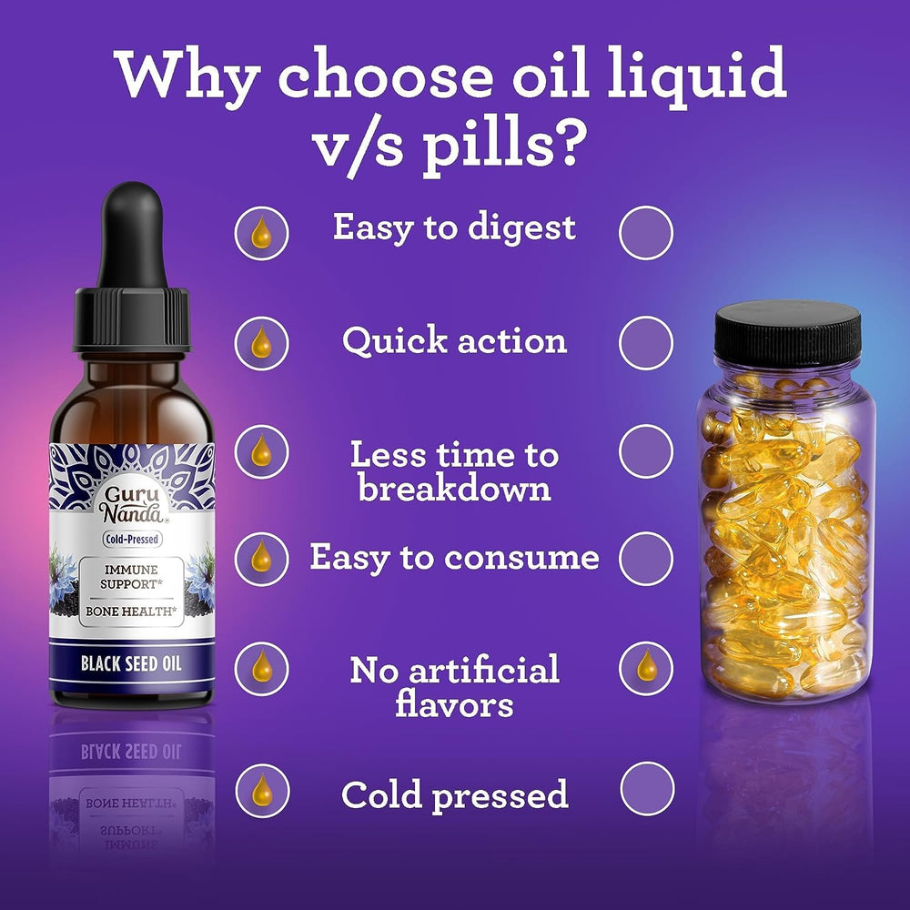 Dropper dispensing black seed oil