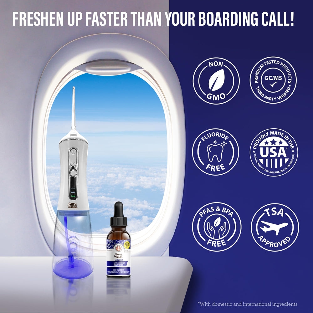 Compact 2 oz travel bottle for on-the-go freshness