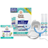 GuruNanda Complete Whitening Duo packaging with wired LED kit and whitening strips