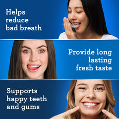 Fluoride-free mouthwash label