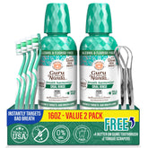 GuruNanda Fresh Breath Mouthwash Wild Mint 16 oz 2-pack - ADA-Approved