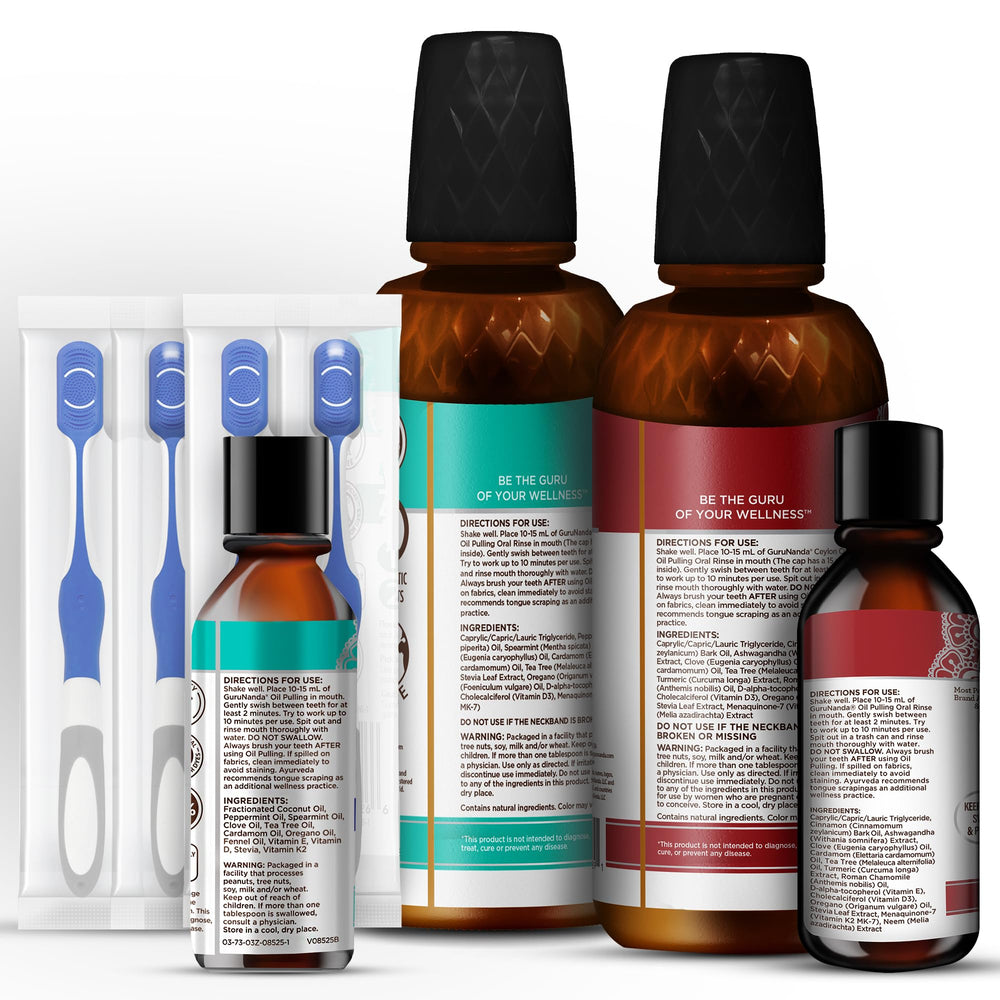 Nine-image product gallery for GuruNanda Happy Gums Duo