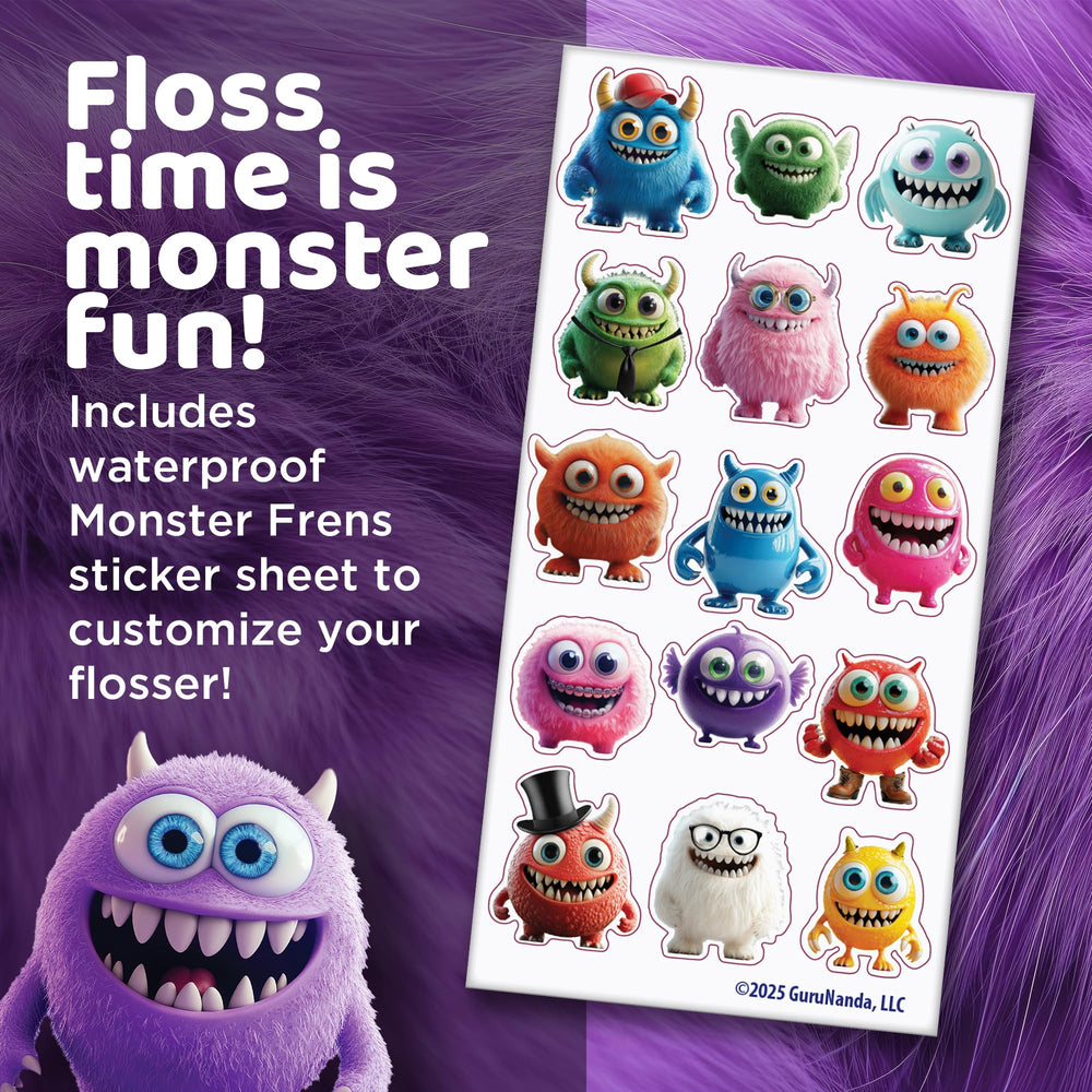 Waterproof Monster Frens stickers for decorating
