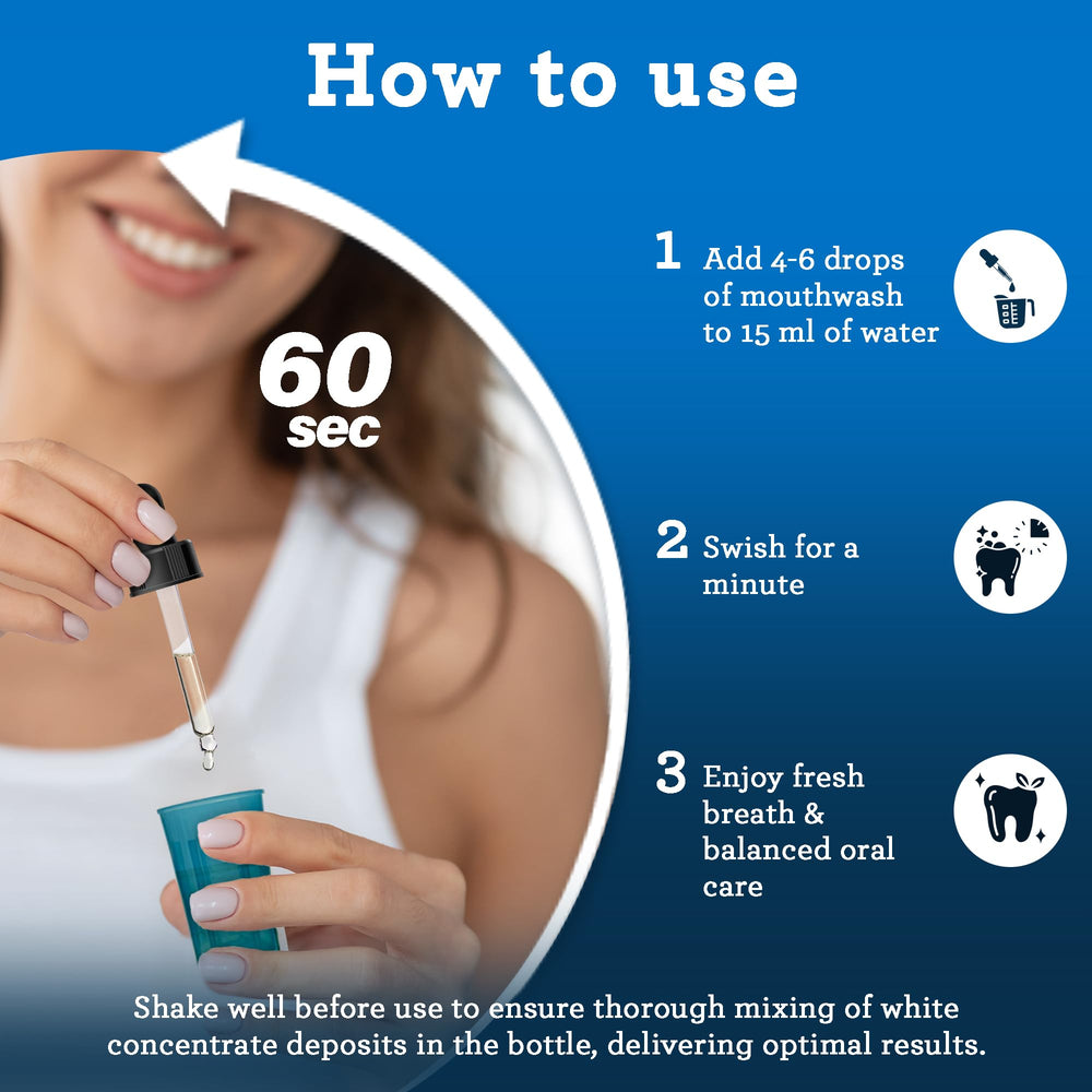 Mint essential oils and natural ingredients