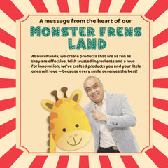 All components arranged for kid-friendly oral care