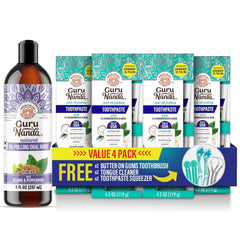 GuruNanda Complete Oral Wellness Kit front view