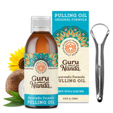 GuruNanda Original Oil Pulling Mouthwash bottle 8.45 fl oz