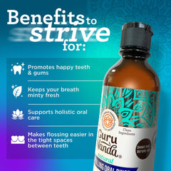 Oil pulling steps: measure and swish for 2 minutes