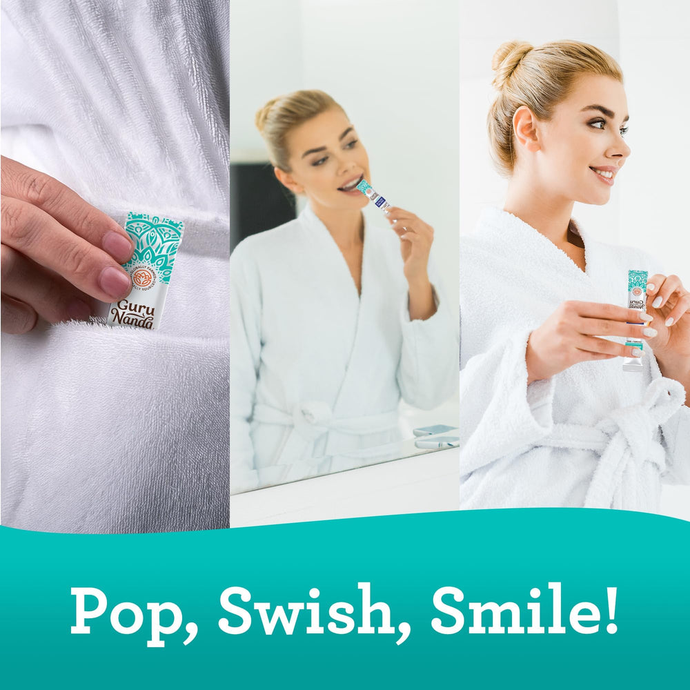 Swish instructions: 2 to 10 minutes, do not swallow