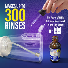 UV-C sanitization of tank and tips close-up