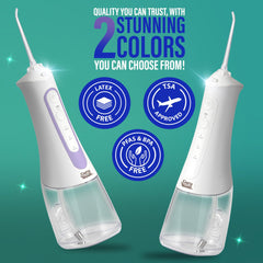 Travel-friendly water flosser with protective case
