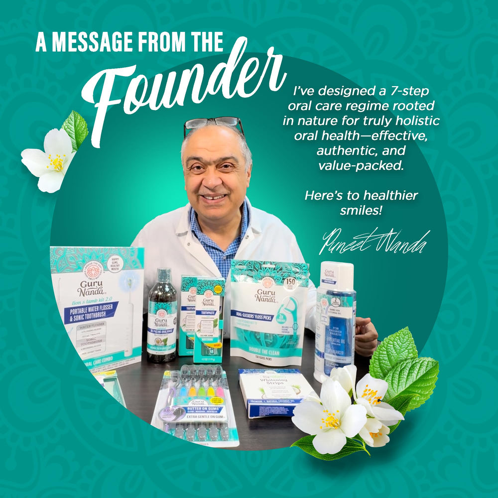 GuruNanda whitening mouthwash strips