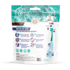 All-in-one oral care solution in a 21-count pack
