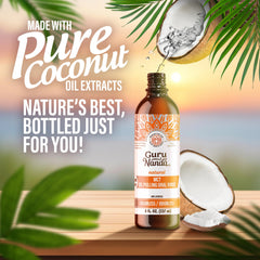 Pouring MCT oil pulling mouthwash into a small dish