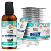 GuruNanda Complete Whitening Kit with 7-day trays and CocoMint oil pulling 16 oz