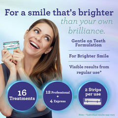 Whitening strips with dry-strip formula and coconut extract