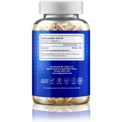 Wellness and energy concept graphic for magnesium supplement