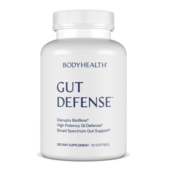 BodyHealth Gut Defense bottle featuring PerfectAmino