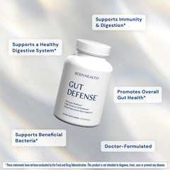 Gut Health Defense softgels with label