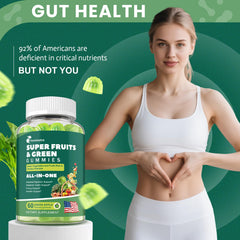 Gummies supporting gut and digestive health with dietary fiber