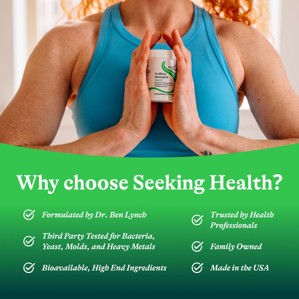 Graphic showing balanced gut health