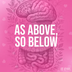 Lifestyle shot of a woman taking a Gut Detox gummy