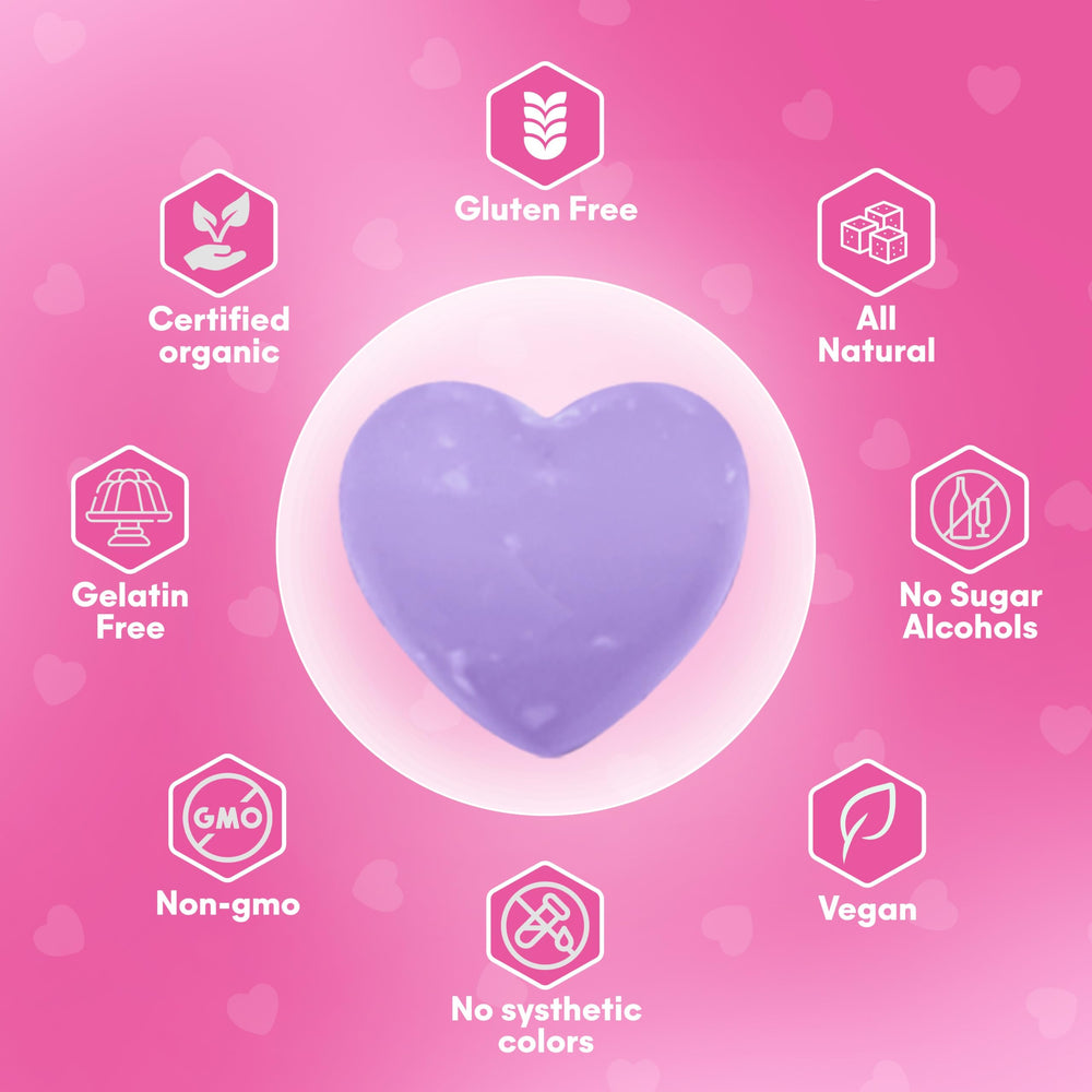 Vegan and Kosher certification logos on packaging