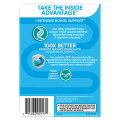 Gut health and immune support probiotic illustration