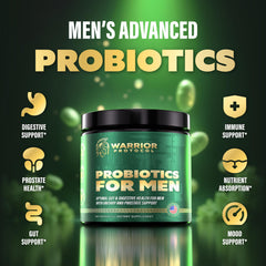 Gut health concept image for active men