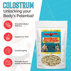 Supports immune health and gut health with colostrum