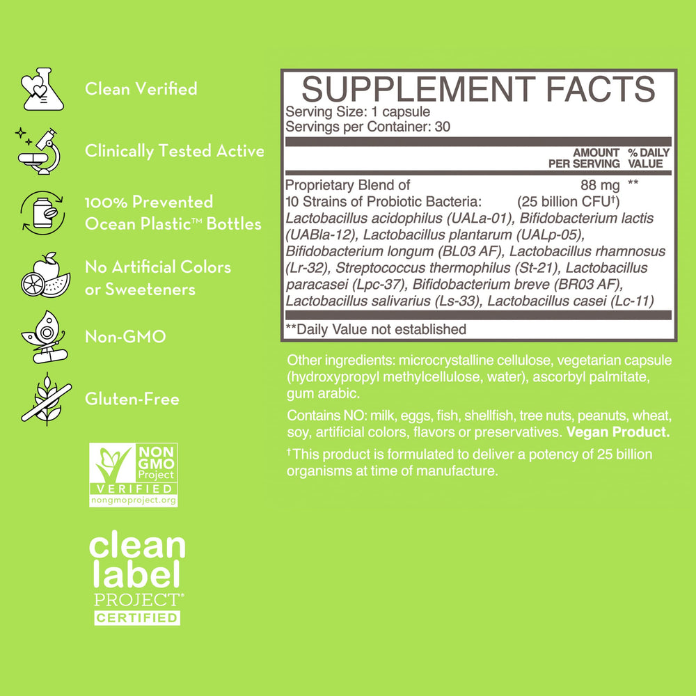 Close-up of vegan capsules for Hum Gut Instinct