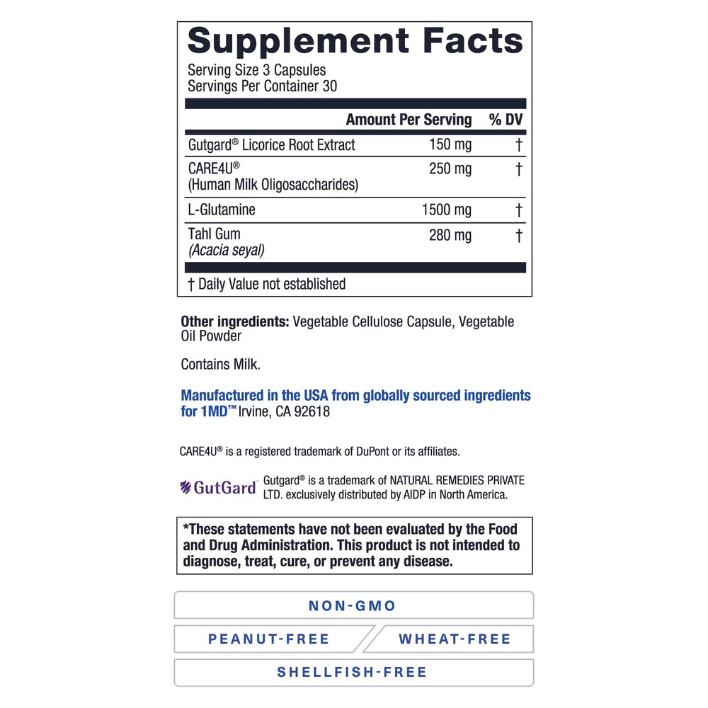 Licorice root-based GutGard component supporting gut protection