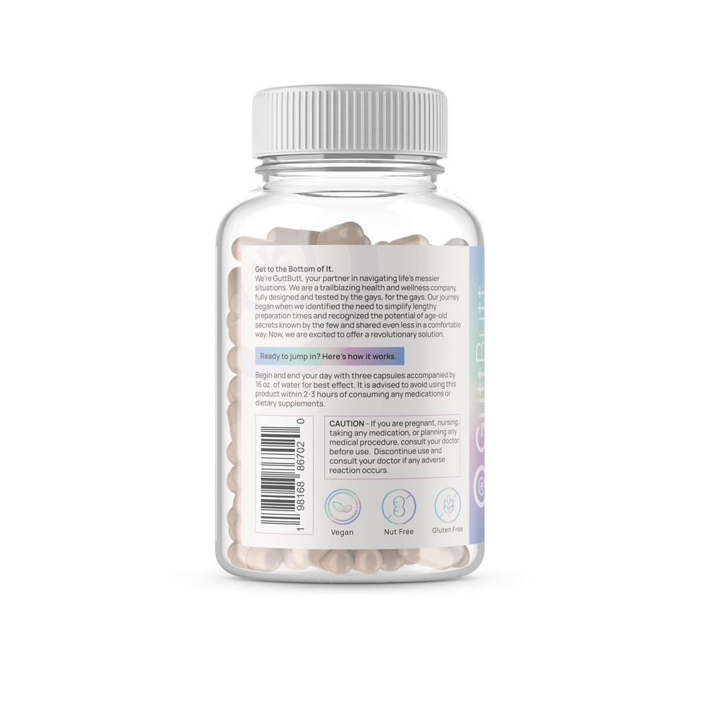 Plant-based ingredients for gut health featured on packaging