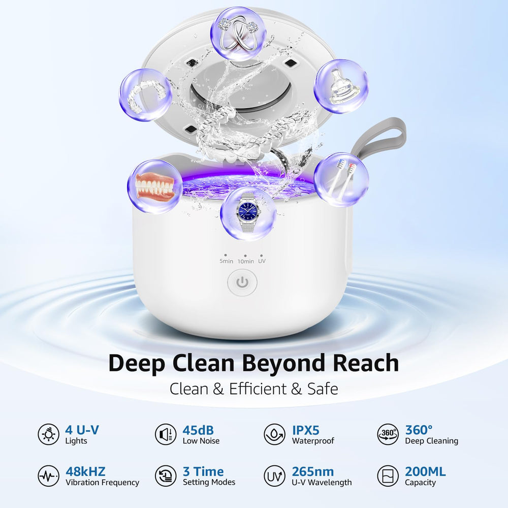 Portable, handle-equipped design with non-slip base
