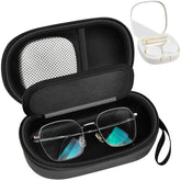 Front view of GWCASE portable 2 in 1 contact lens and glasses case