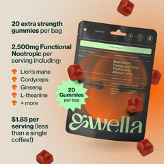 Front and side views of Gwella packaging