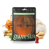 Gwella Focus Gummies bottle showcasing Strawberry Tangerine flavor