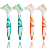 GXXMEI 4-piece denture brush set with double-sided design
