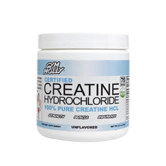Gym Molly Creatine HCl powder container with scoop