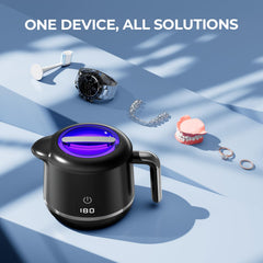 Low-noise operation with non-slip rubber pads
