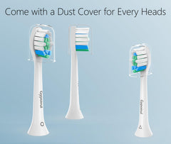 End-rounded bristles for gentle and effective cleaning