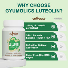 Product packaging: Gyumolics bottle