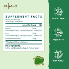Vegan and gluten-free luteolin supplement