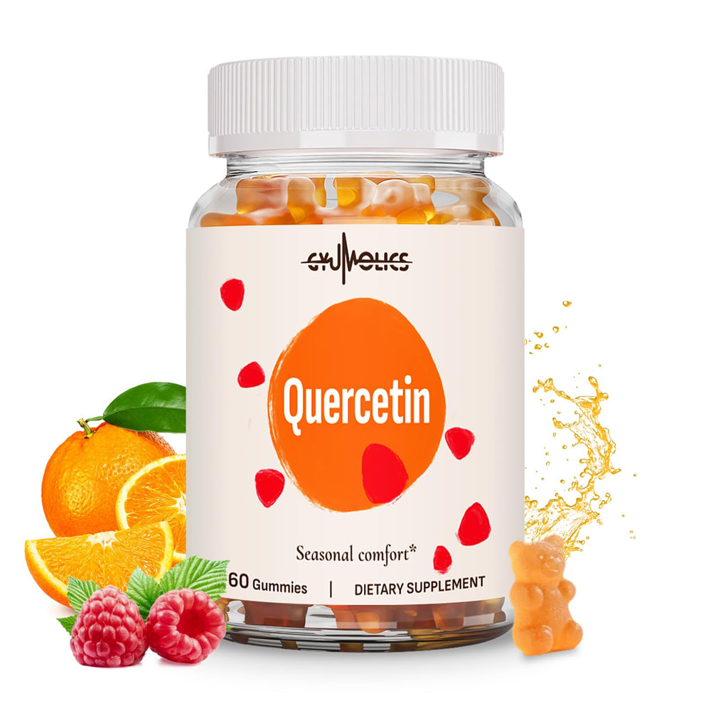 Product hero image: Gyumolics Quercetin 500mg Gummies for Kids, 60-count bottle