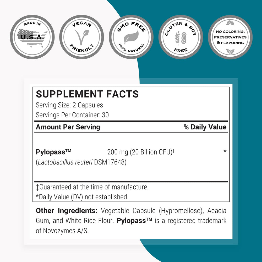 H. pylori support and digestive health concept