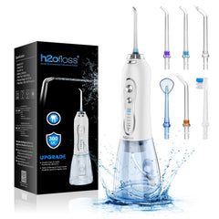 H2ofloss Water Dental Flosser front view with detachable reservoir
